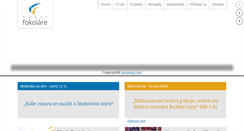 Desktop Screenshot of focolare.cz