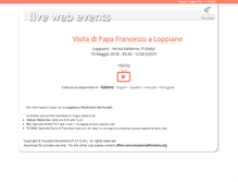 Tablet Screenshot of live.focolare.org